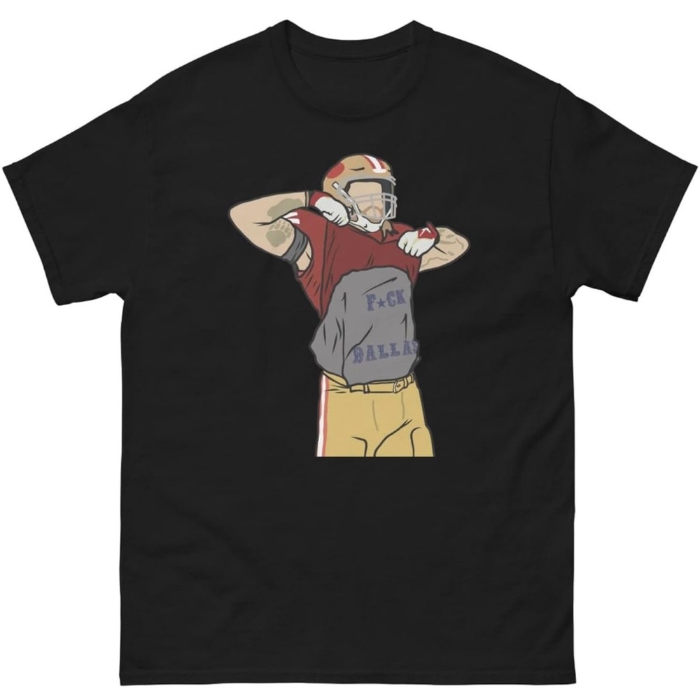 NEW George Kittle F Dallas San Francisco Football T-Shirt